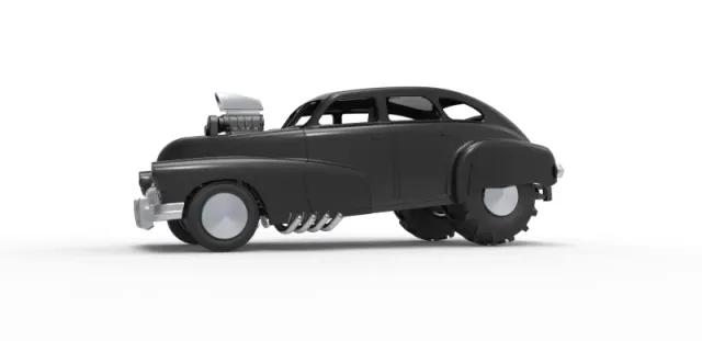 Diecast old school pulling truck 2wd with Car shell Scale 1:25 — Фото 2 из 31