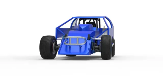 Northeast Dirt Modified stock car Version 2 Scale 1:25 — Фото 6 из 30