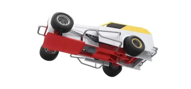 Vintage Dirt Modified stock car Version 7 Scale 1:25 — Image 3 of 27