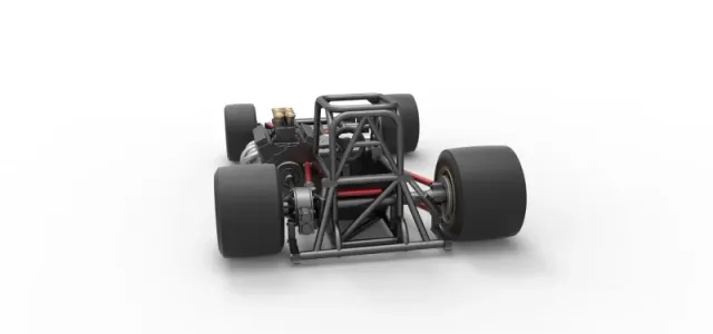 Supermodified front engine race car Base Scale 1:25 — Фото 14 из 31