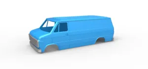 Diecast Vintage Van shell Scale 1:25