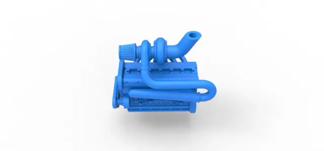 Diecast Turbo straight-six engine Scale 1:25 — Image 7 of 17