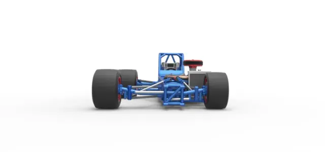Supermodified front engine race car Base Version 4 Scale 1:25 — Image 7 of 30