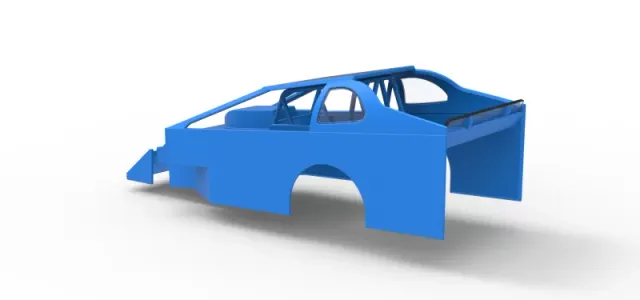 Shell of Northeast Dirt Modified stock car Version 2 Scale 1:25 — Фото 10 из 24