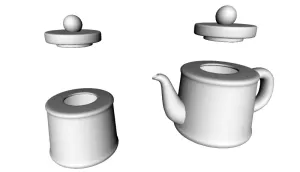 Teapot and Sugar Bowl