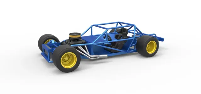 Vintage Asphalt Modified stock car Base Scale 1:25 — Image 29 of 29