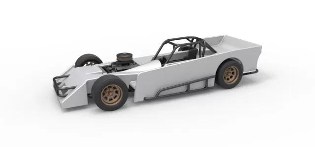 Small Block Supermodified race car Scale 1:25 — Image 31 of 31