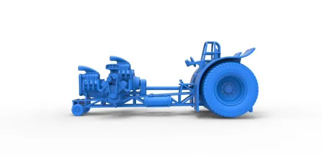 Diecast Pulling tractor with 4 engines V8 Version 6 Scale 1:25 — Image 18 of 31