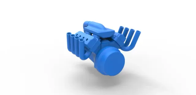 Diecast Funny car Turbo Engine Scale 1:25 — Фото 12 из 19