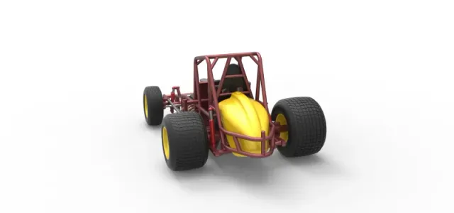 Vintage Sprint car Base Scale 1:25 — Фото 14 из 30