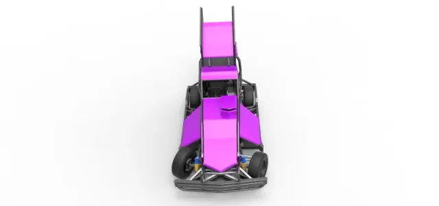 New Zealand Superstock car while turning Version 2 Scale 1:25 — Фото 8 из 31