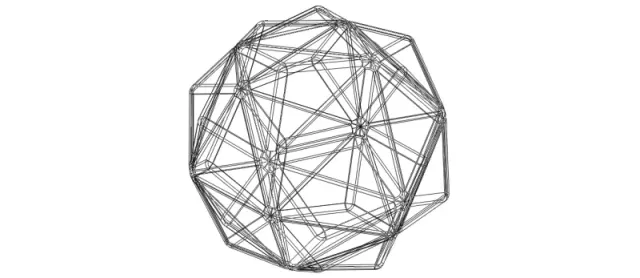 Wireframe Shape Small Triambic Icosahedron — Фото 3 из 5