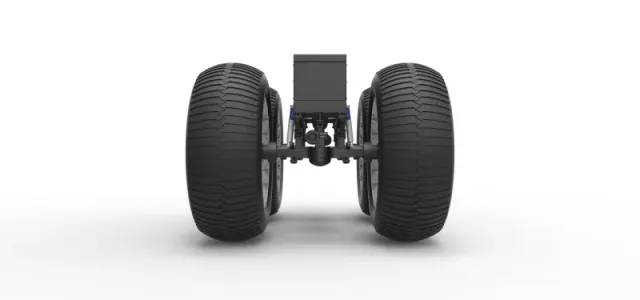 Diecast Chassis of vintage monster truck Scale 1:25 — Фото 7 из 29