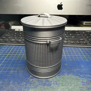 Mini British Desk-Sized Dustbin