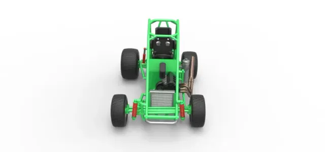 Midget car Base Scale 1:25 — Фото 8 из 30