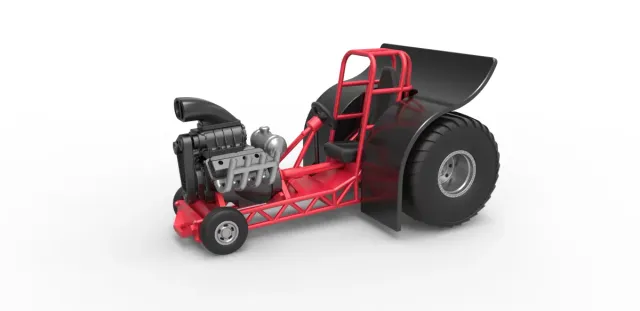 Diecast Mini Rod pulling tractor Scale 1 to 25 — Image 31 of 31