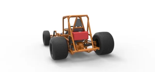 Vintage Sprint car Base Version 2 Scale 1:25 — Фото 14 из 30