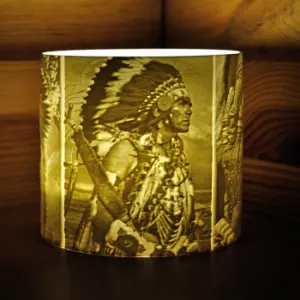 Native American Lithophane