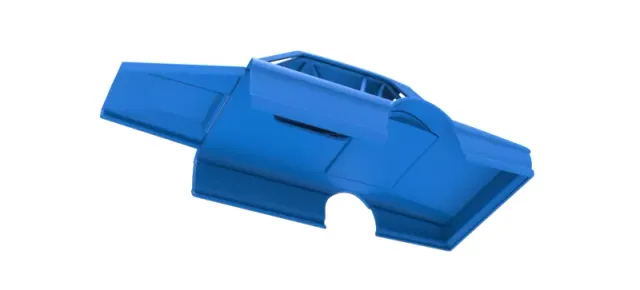 Shell of Vintage Asphalt Modified stock car V11 Scale 1:25 — Image 3 of 25