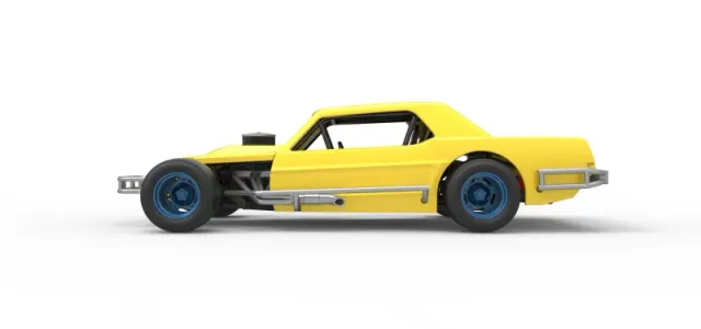 Vintage Asphalt Modified stock car V8 Scale 1:25 — Фото 9 из 30