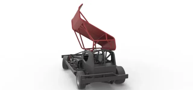 BriSCA Formula 1 Stock Car for Dirt while turning Scale 1:25 — Фото 14 из 31
