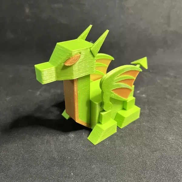 Low Poly Baby RoboDragon — Фото 7 из 10