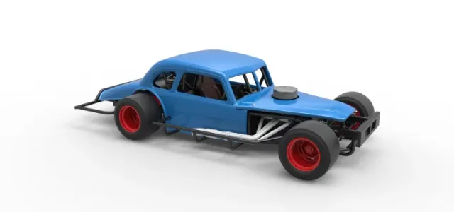 Vintage Asphalt Modified stock car V5 Scale 1:25 — Фото 22 из 26