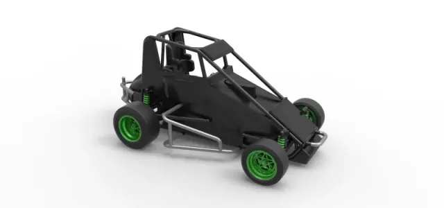 Pavement Midget car Scale 1:25 — Фото 24 из 31