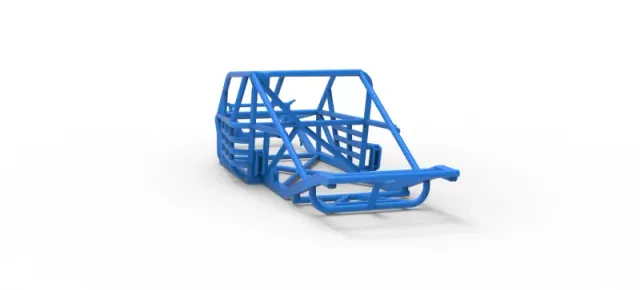 Frame of Vintage Asphalt Modified stock car Version 3 Scale 1:25 — Фото 11 из 20