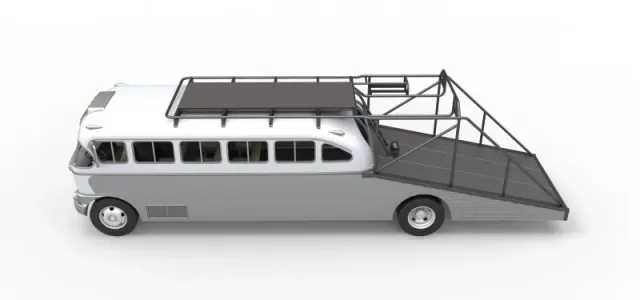 Vintage Transporter truck for Race car Version 8 Scale 1:25 — Фото 16 из 30