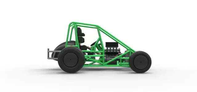 Midget car Base Scale 1:25 — Фото 22 из 30