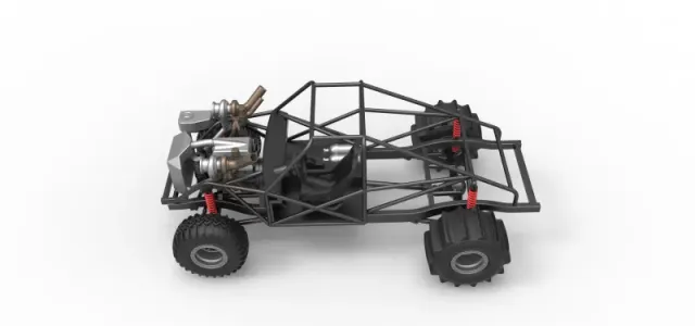 Uphill Sand Racing Dragster Base Version 3 Scale 1:25 — Фото 9 из 26