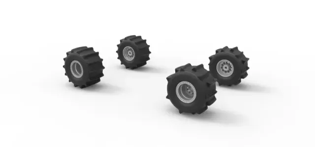 Wheel Set of Formula Off Road Scale 1:25 — Image 7 of 12