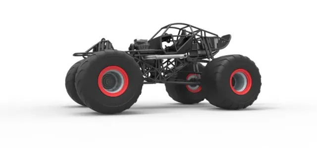 Diecast Monster truck base Version 2 Scale 1:25 — Фото 2 из 26