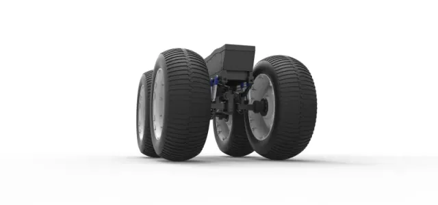 Diecast Chassis of vintage monster truck Scale 1:25 — Фото 15 из 29