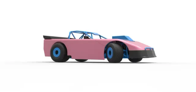 New Zealand Super Saloon race car while turning V2 Scale 1:25 — Фото 25 из 31