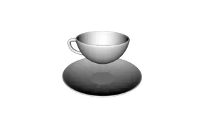 Coffee Cup and Plate