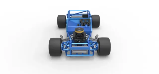 Vintage Asphalt Modified stock car Base Scale 1:25 — Image 8 of 29