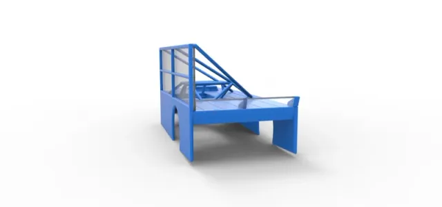 Shell of Asphalt Modified stock car with side wing Scale 1:25 — Image 11 of 27