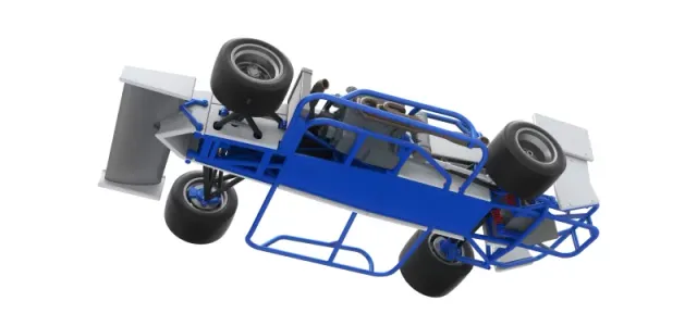 Supermodified front engine race car V4 Scale 1:25 — Фото 3 из 31