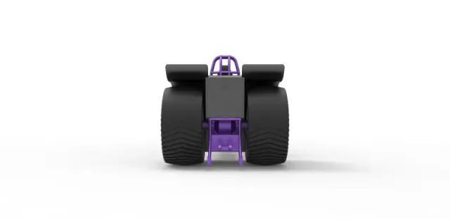 Diecast Pulling tractor with 3 engines V8 Scale 1 to 25 — Image 11 of 30