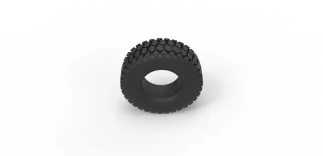 Diecast military truck tire 2 Scale 1 to 25 — Фото 6 из 8