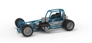 Vintage Supermodified stock car Base Version 3 Scale 1:25