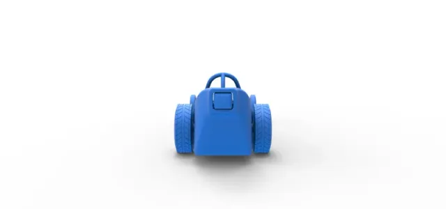 Front engine old school dragster with shell Version 5 1:25 — Фото 22 из 31