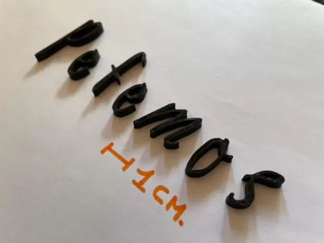 PETEMOSS lowercase 3D letters STL file — Image 4 of 6