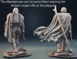 The Mandalorian Star Wars STL 3d print