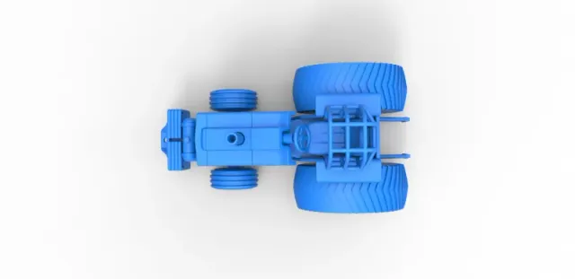 Fun short Pro Stock Pulling Tractor Version 1 Scale 1:25 — Фото 19 из 31