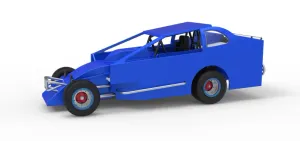Northeast Dirt Modified stock car Version 2 Scale 1:25