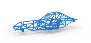 Frame of Super Dirt Late model Scale 1:25