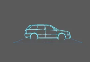 Audi - S4 B5 Wall Art